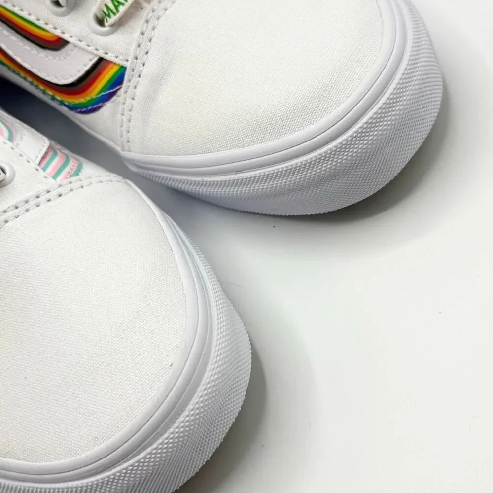 Vans Old Skool Pride White Sneakers - US Men’s 10